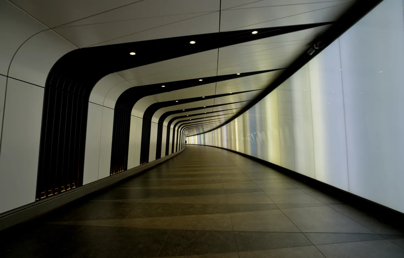 Photo wallpaper London, the tunnel, Kings Cross