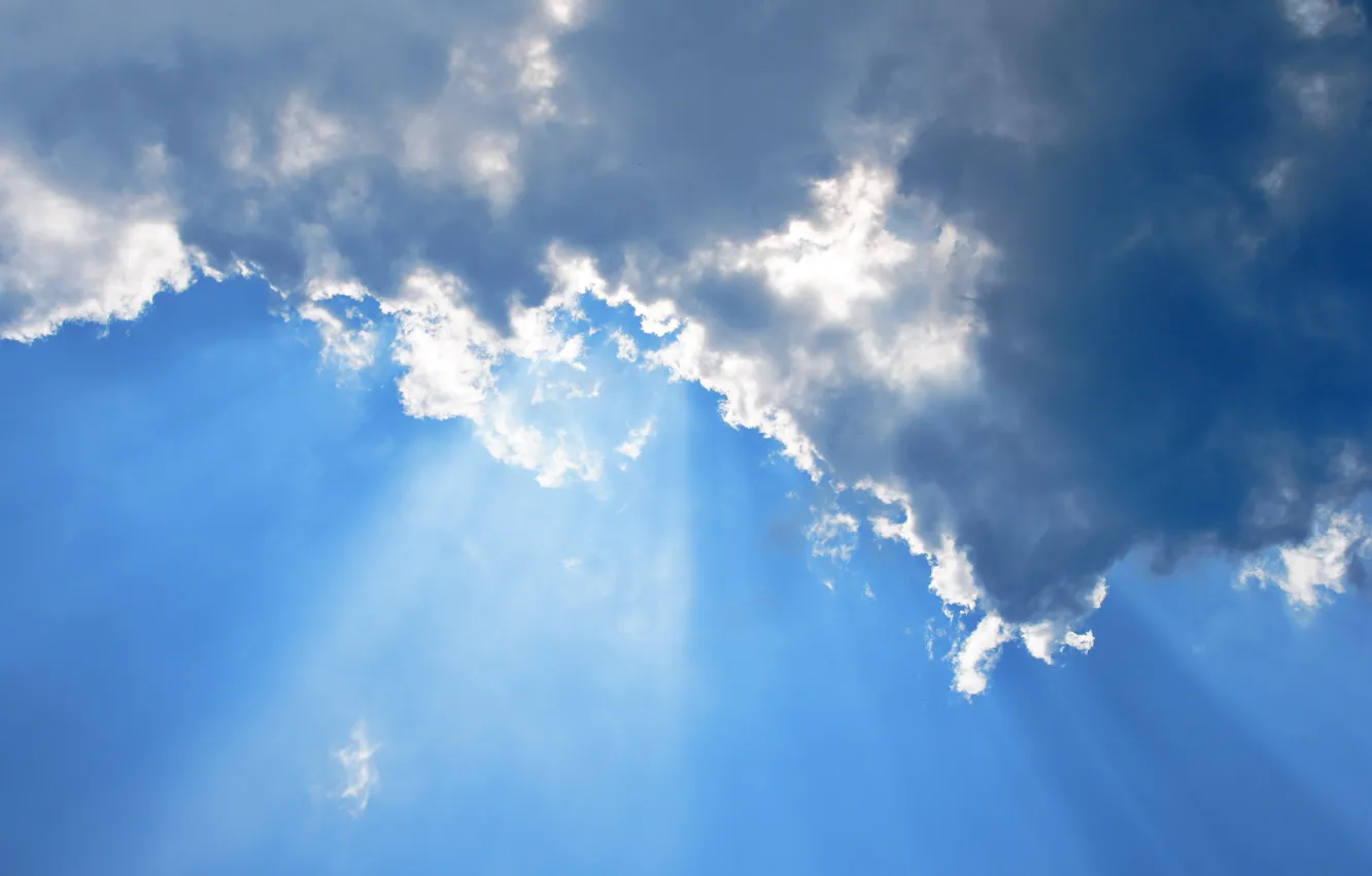 Photo wallpaper clouds, landscape