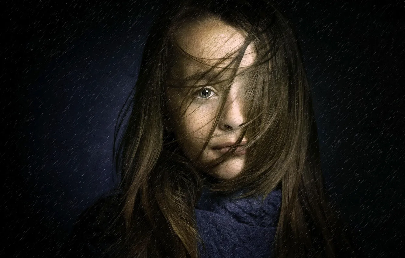 Photo wallpaper mood, portrait, girl