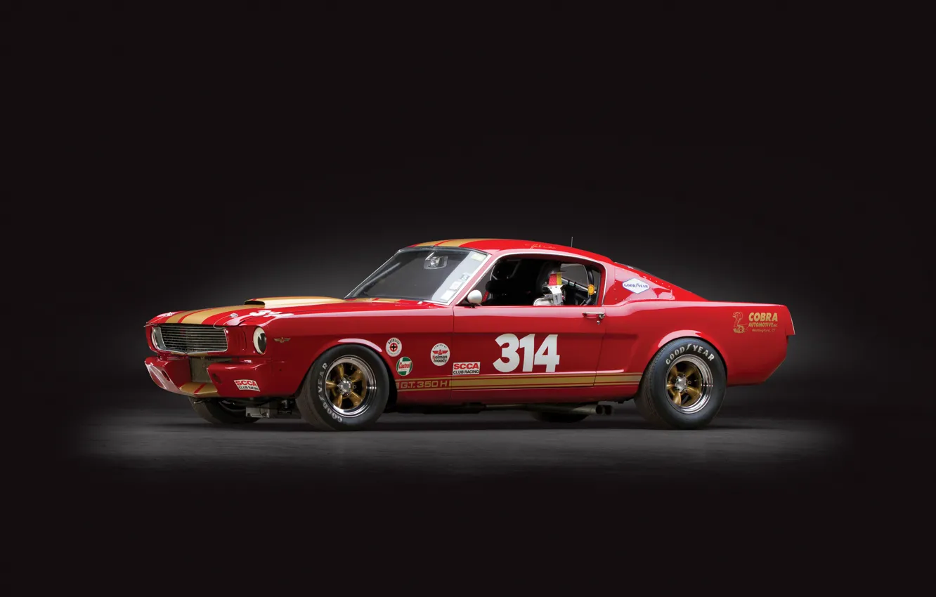 Photo wallpaper shelby, ford mustang, race car, gt350h