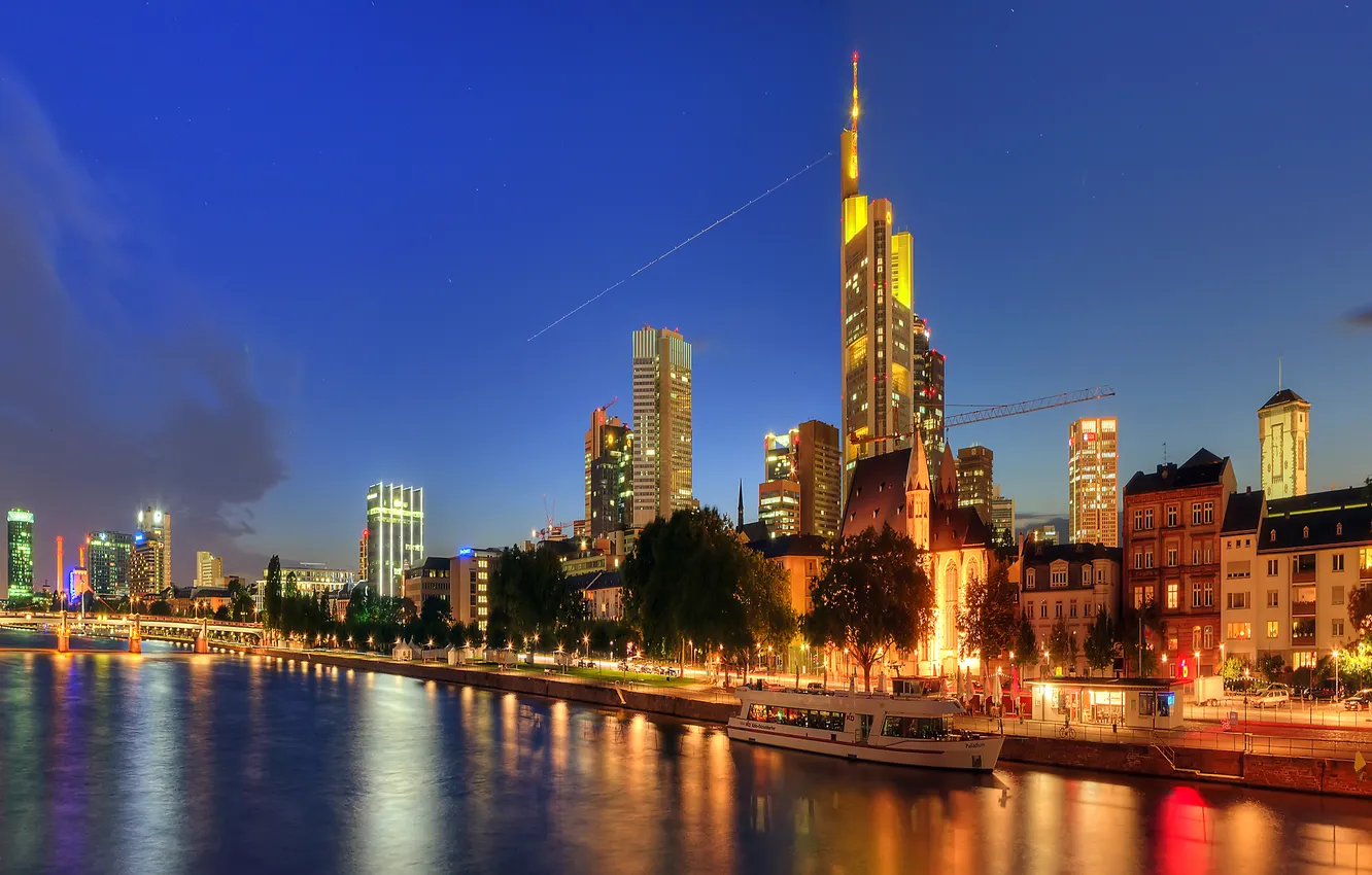 Photo wallpaper city, the city, Germany, Frankfurt am Main