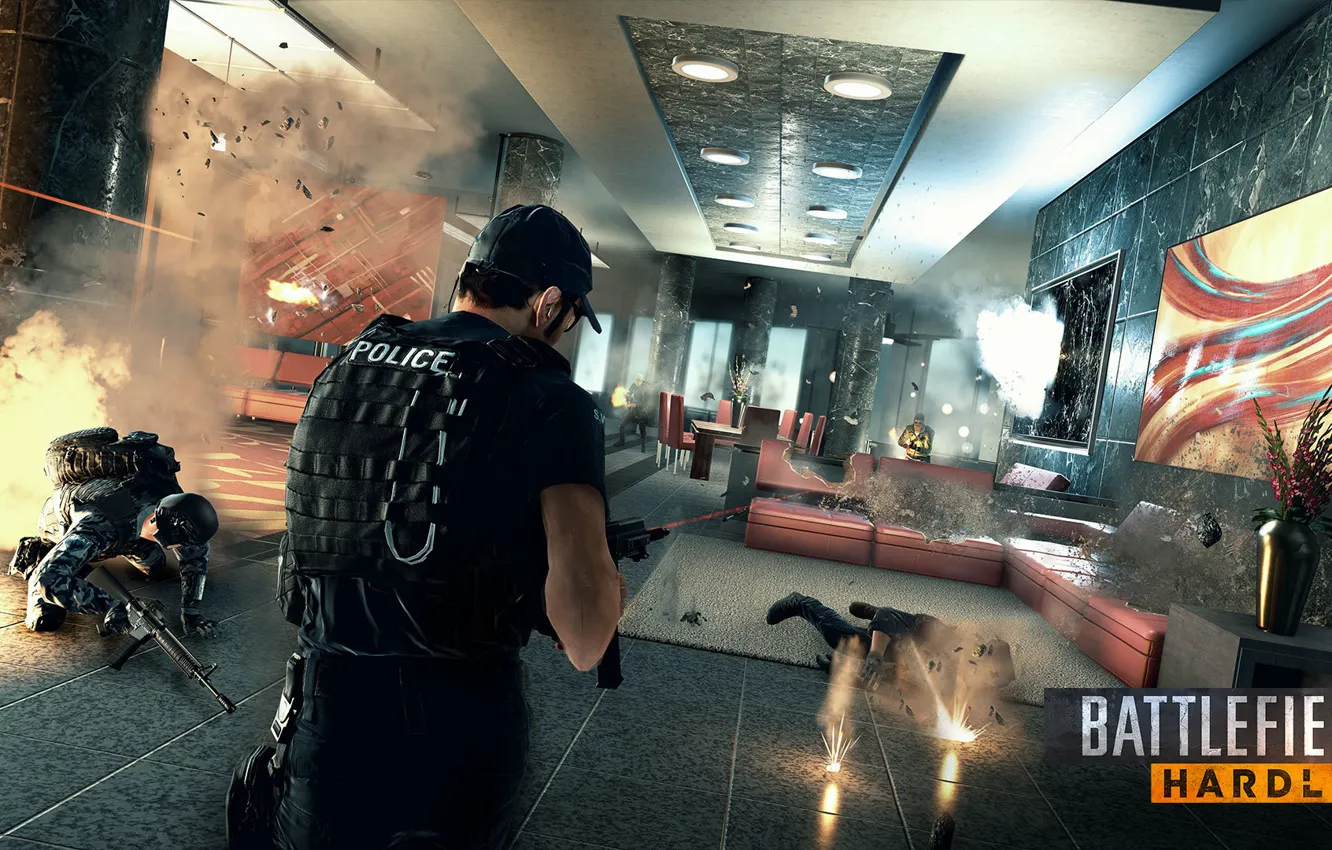 Photo wallpaper DICE, Visceral Games, Battlefield: Hardline