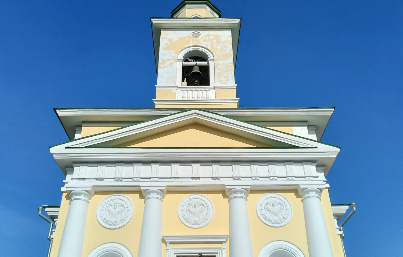 Photo wallpaper Church, architecture, hello