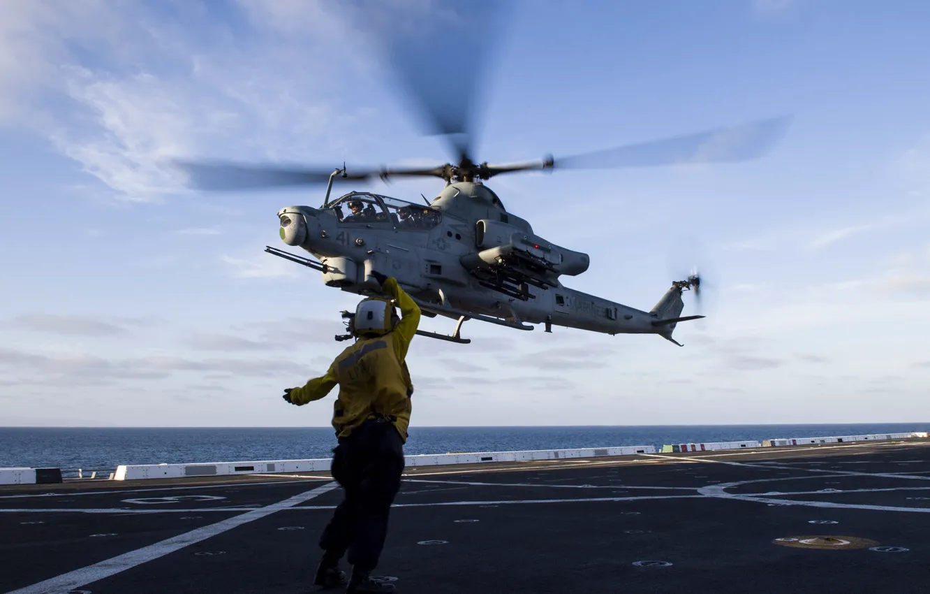 Photo wallpaper Cobra, Bell AH-1, Attack helicopter