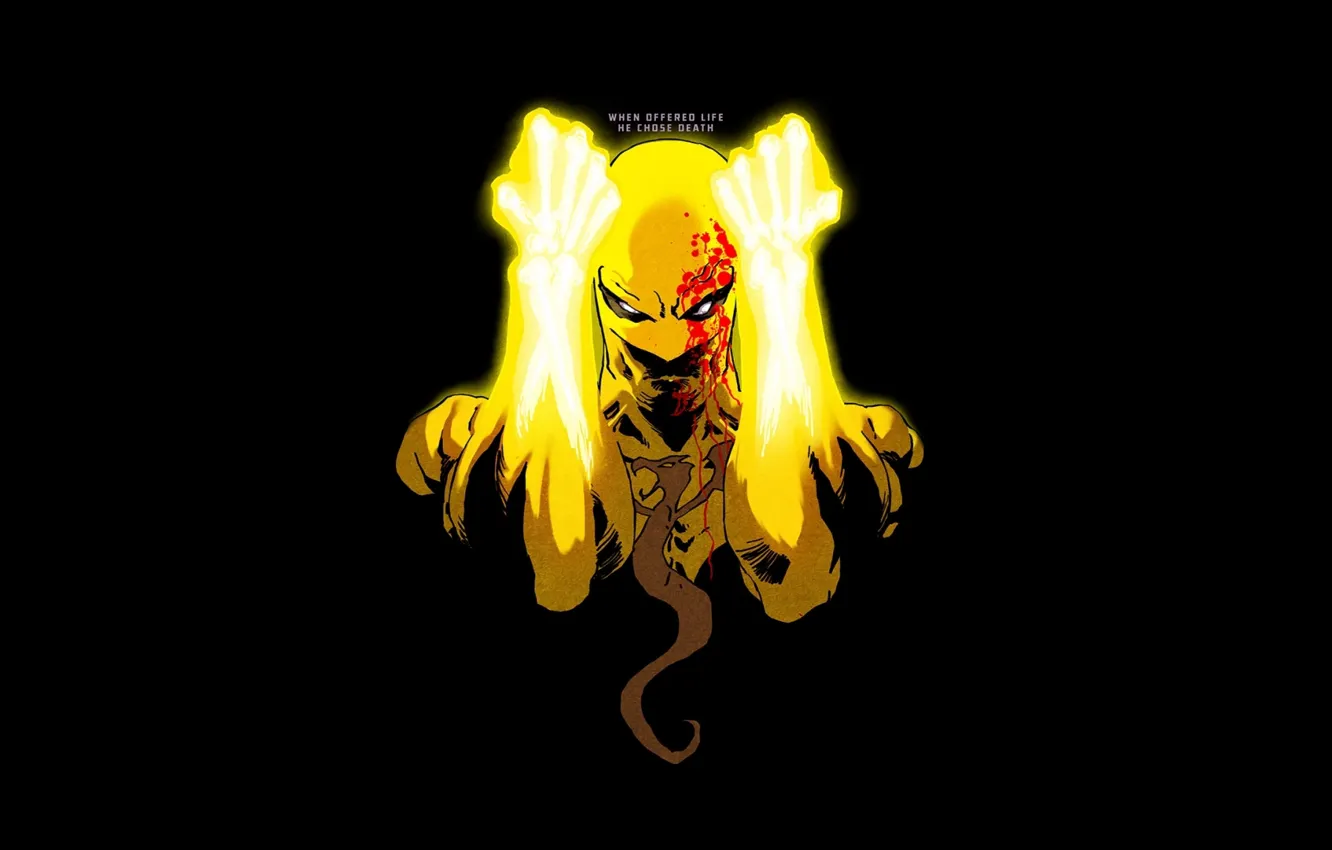 Photo wallpaper Marvel, comic, Danny Rand, Danny Rand, Iron Fist, iron fist