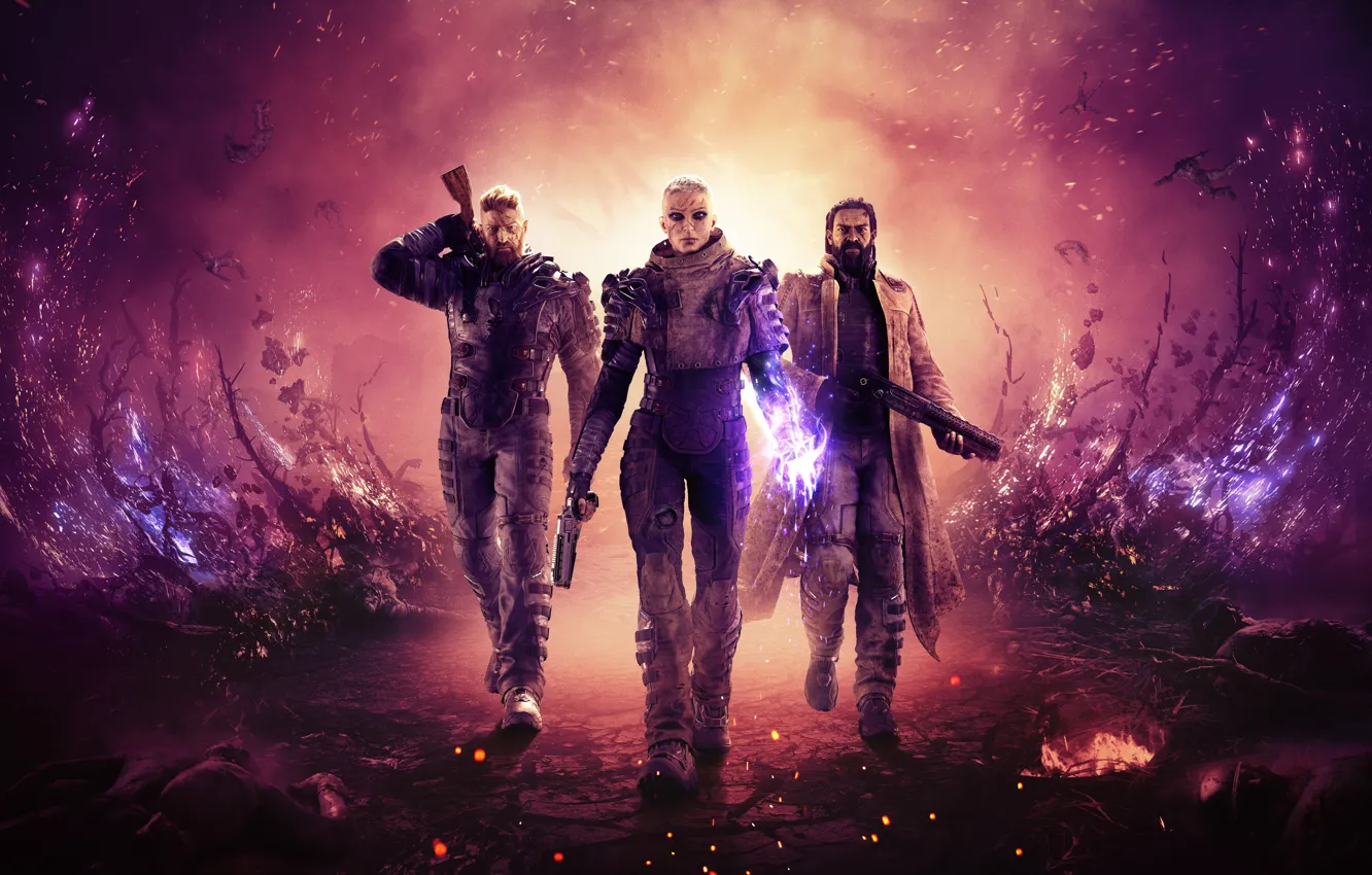 Photo wallpaper fiction, the game, Square Enix, shooter, action, Outriders, People Can Fly