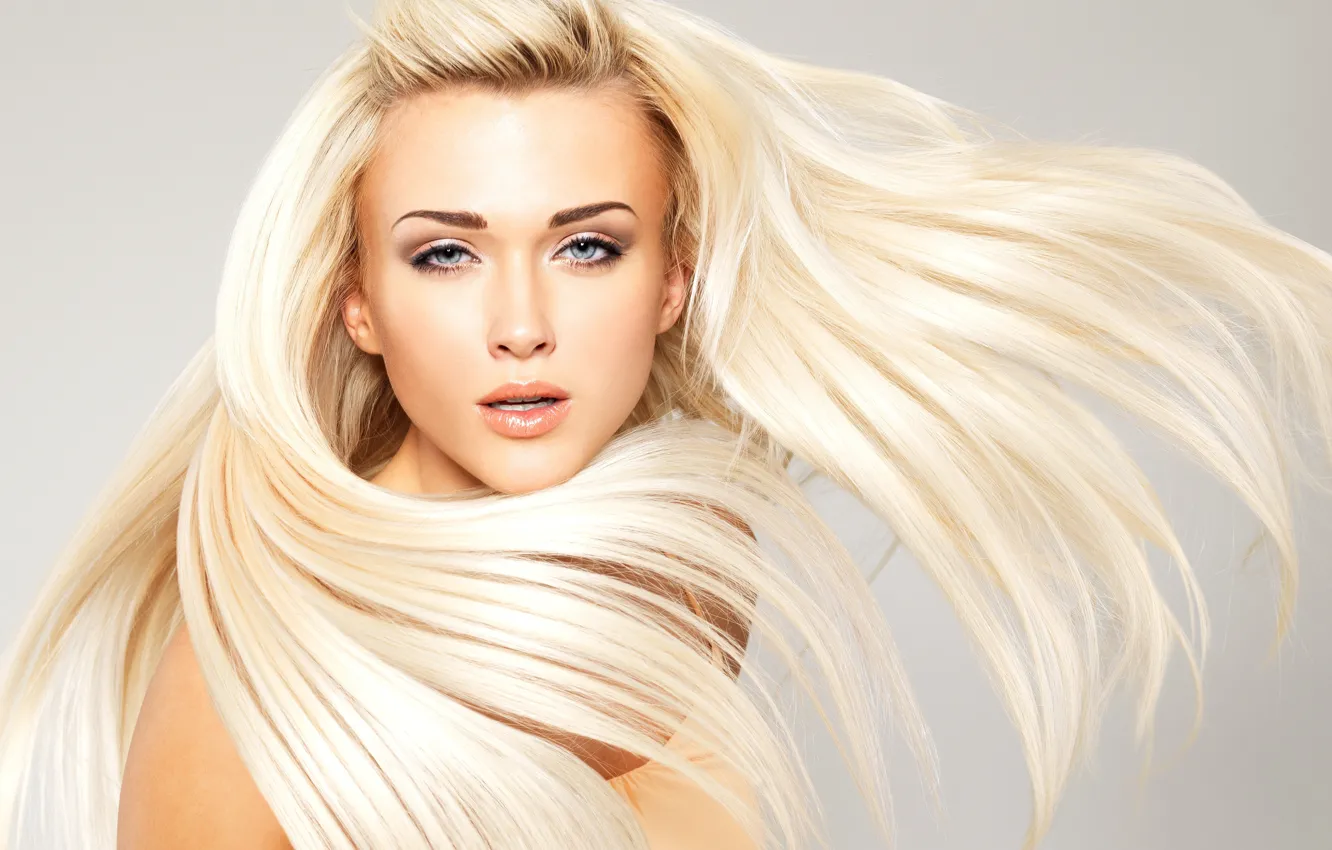 Photo wallpaper sexy, model, blonde, hear