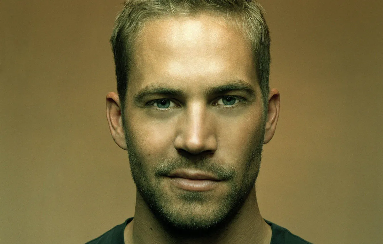 Photo wallpaper look, smile, actor, bristles, Paul Walker, Paul Walker