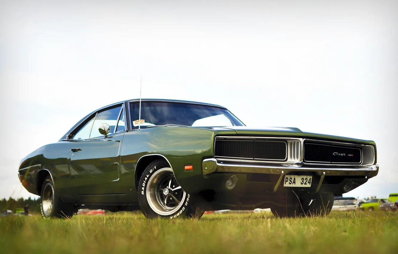 Photo wallpaper dodge, muscle car, charger