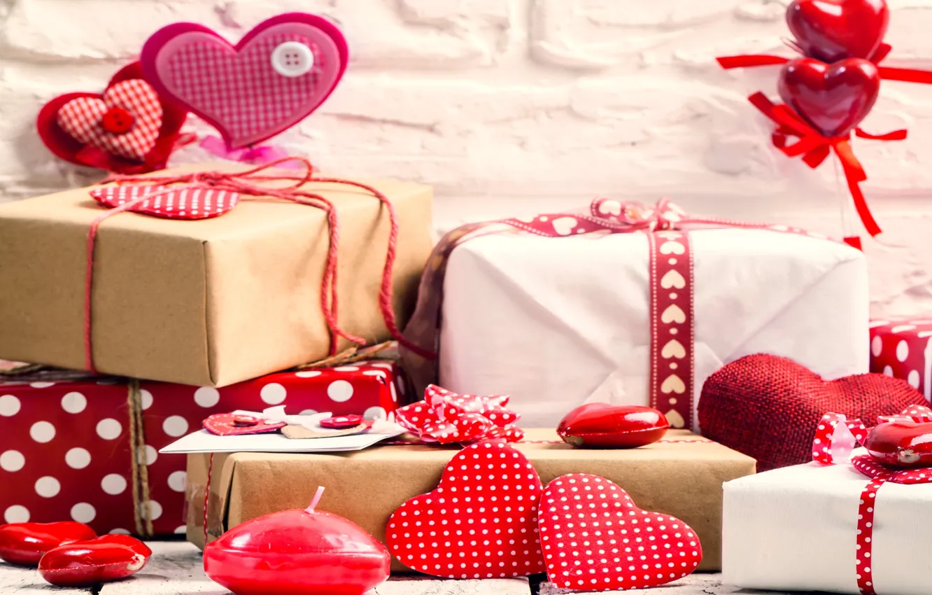 Photo wallpaper love, gift, heart, hearts, love, heart, wood, romantic