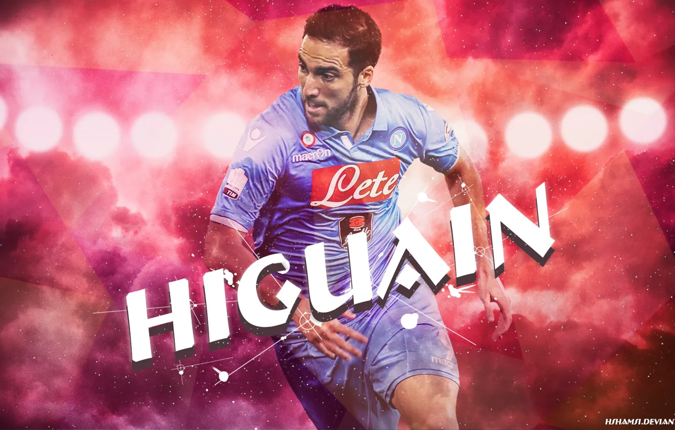 Photo wallpaper Italy, player, higuain, forward, Real Madrid, Real Madrid, striker, Napoli