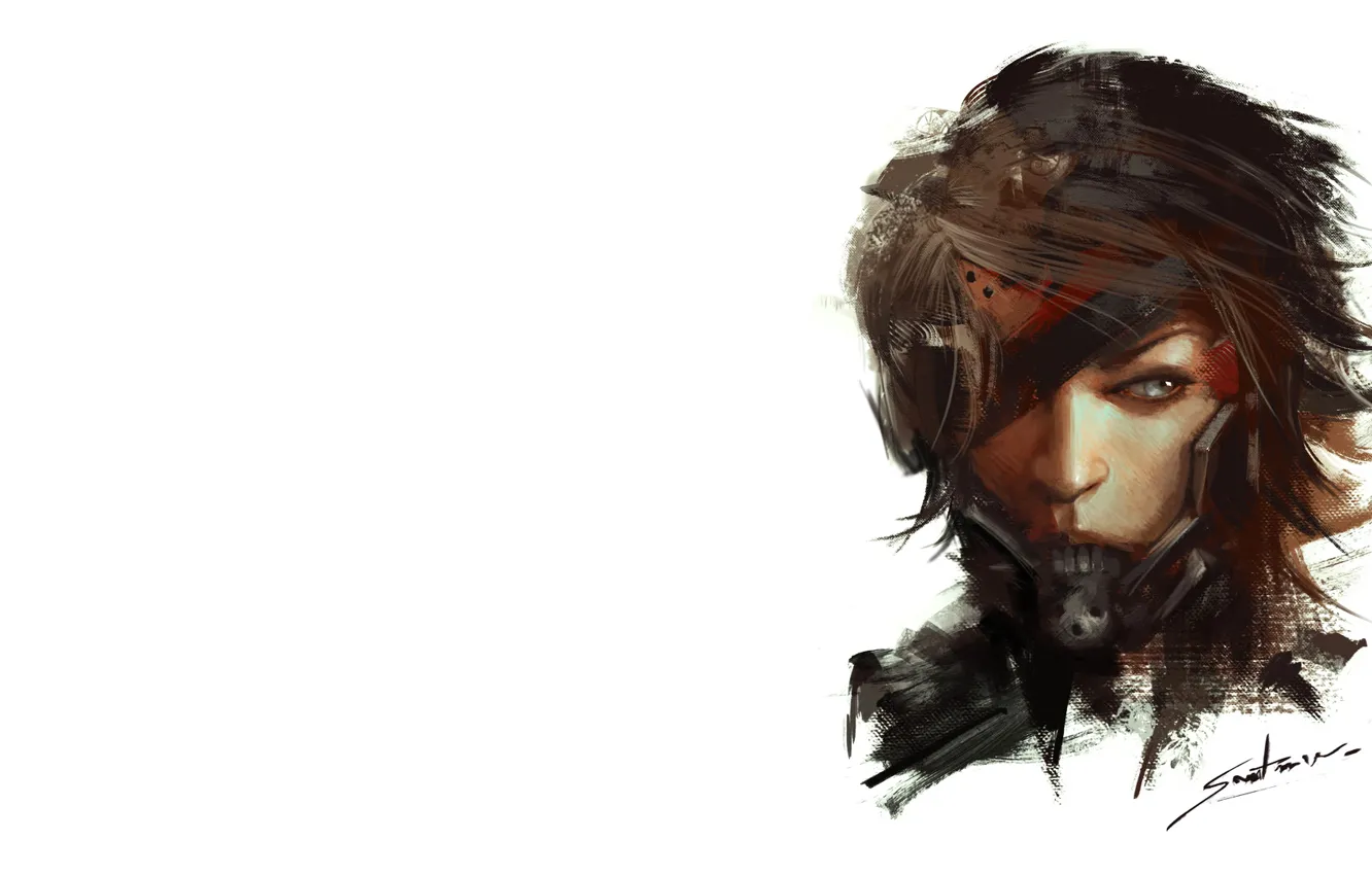 Photo wallpaper ninja, cyborg, Raiden, Metal Gear Rising: Revengeance, Platinum Games, Konami