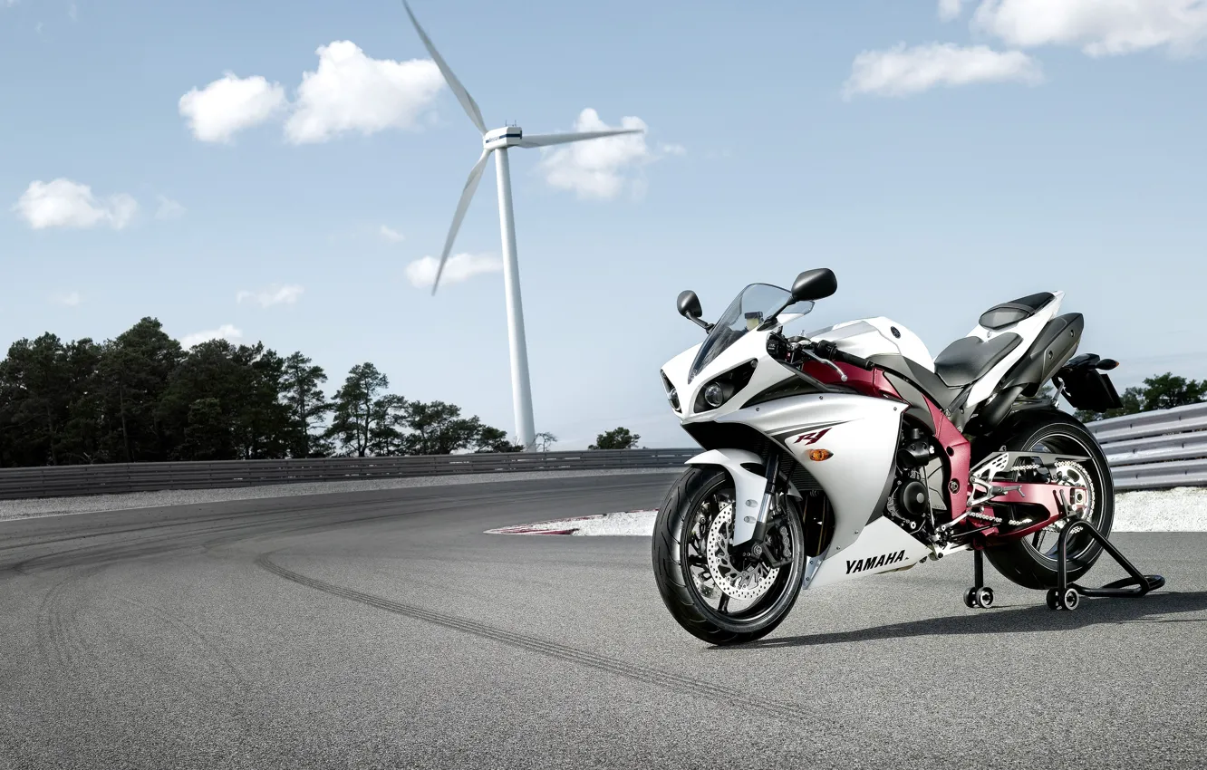 Photo wallpaper race, motorcycle