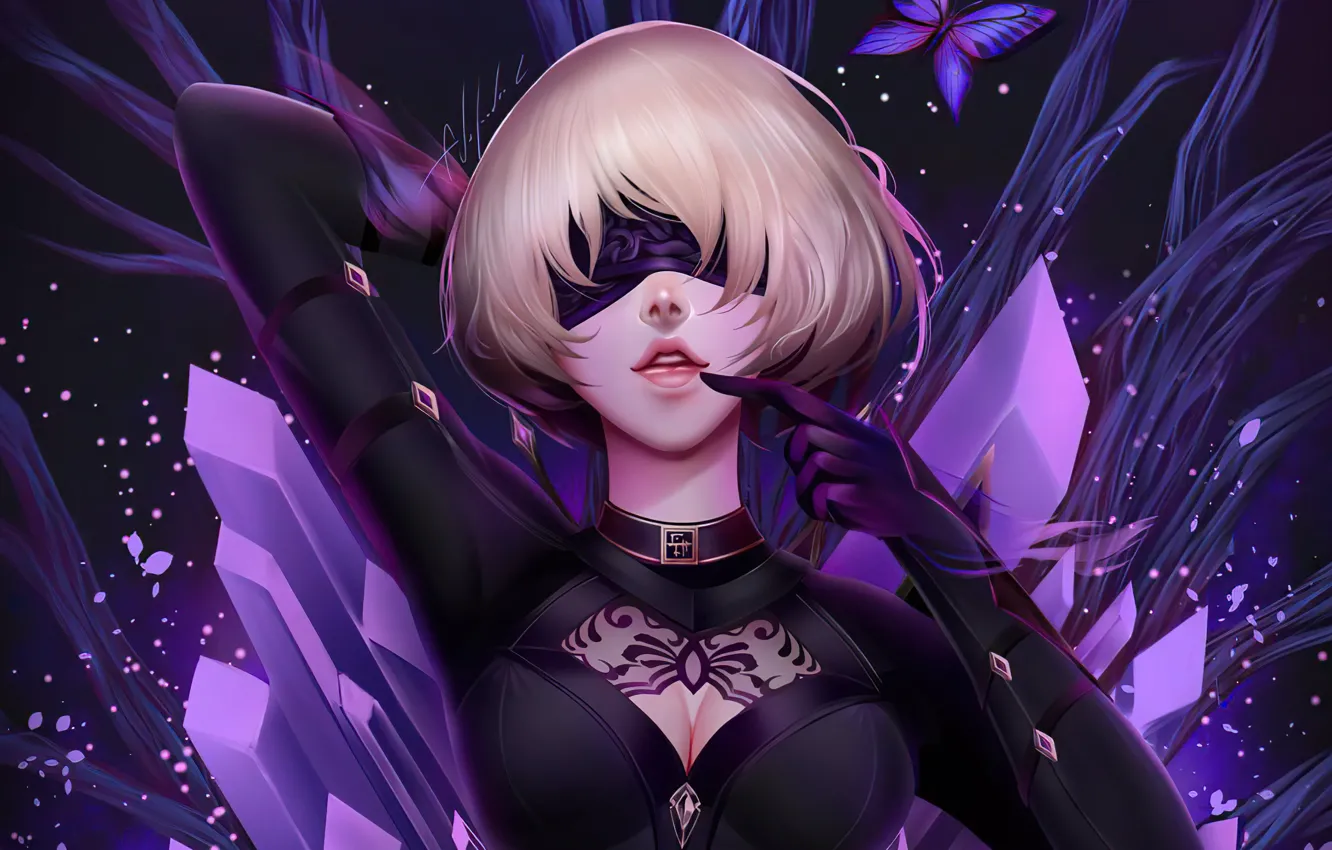 Photo wallpaper games, artist, artwork, digital-art, Nier Automata Art, NieR-Automata