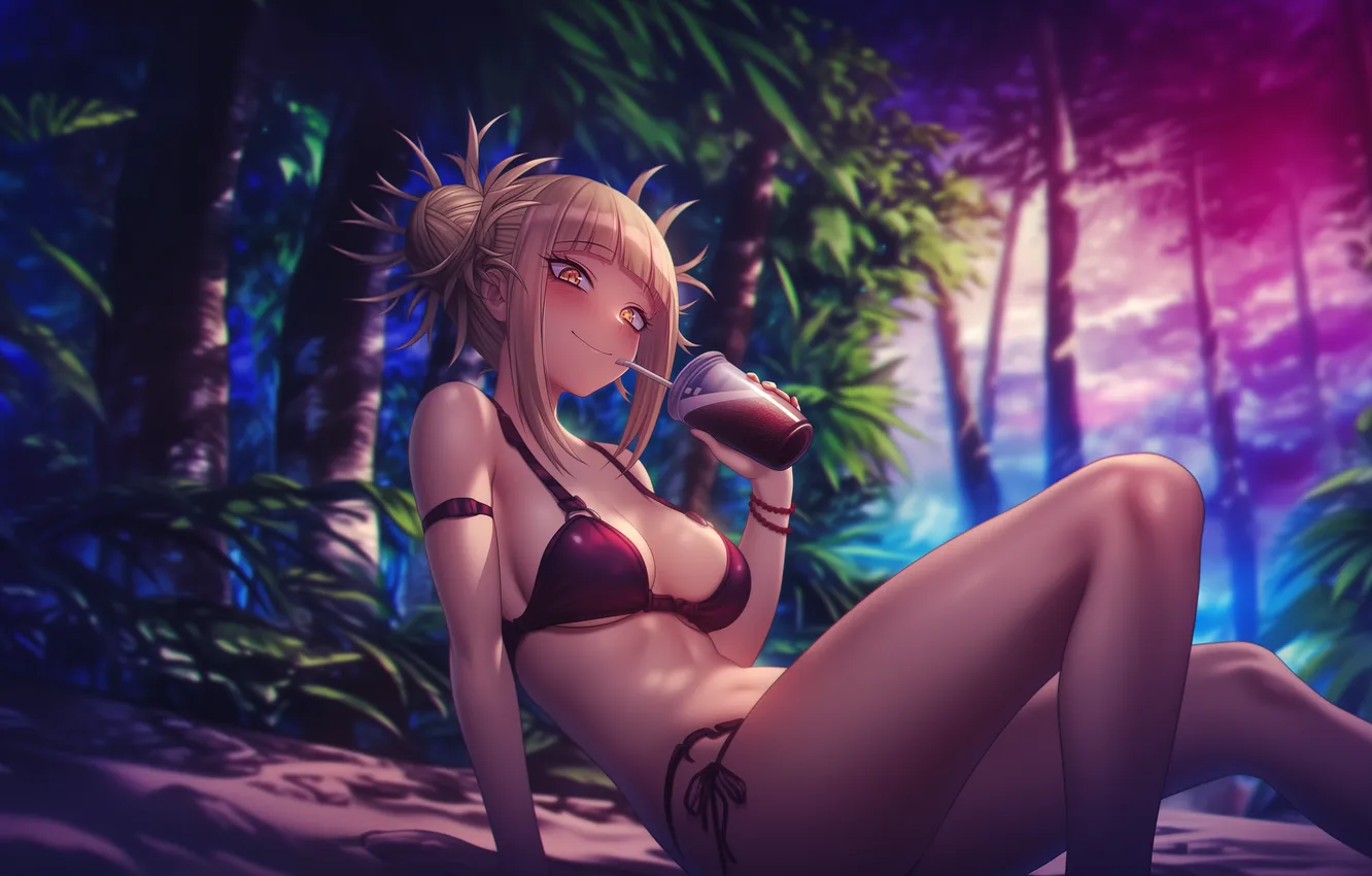 Photo wallpaper anime, art, wallpaper, My hero Academy, Himiko, My Hero Academia, Himiko Toga, The hero