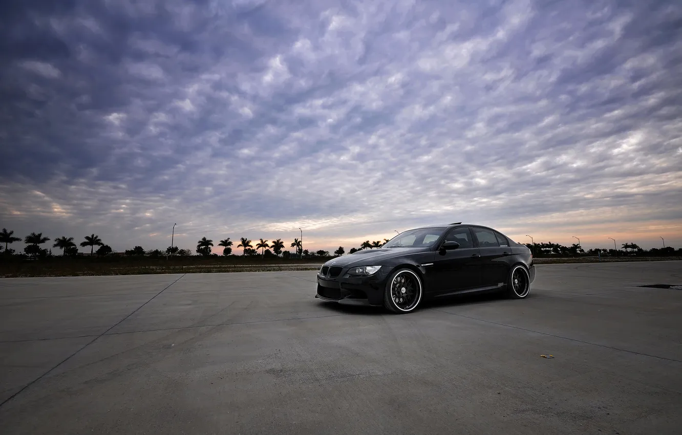 Photo wallpaper the sky, BMW