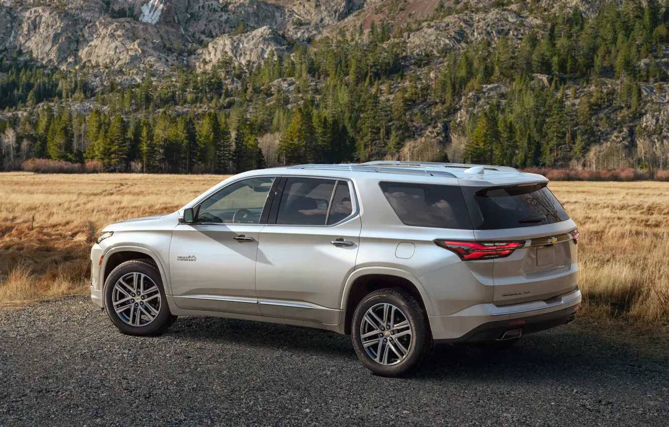 Photo wallpaper Chevrolet, SUV, High Country, Traverse, 2021