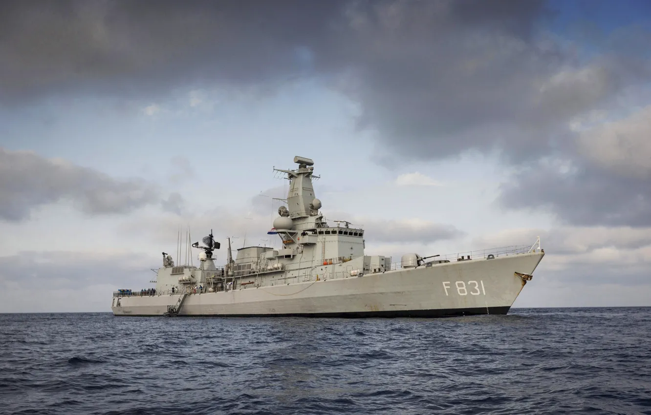Photo wallpaper Netherlands, frigate, Navy, f831, Van Amstel