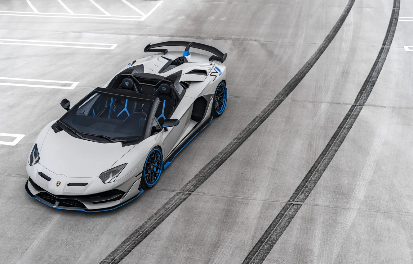 Photo wallpaper car, Lamborghini, Aventador, Supercar, SVJ, Lamborghini Aventador SVJ