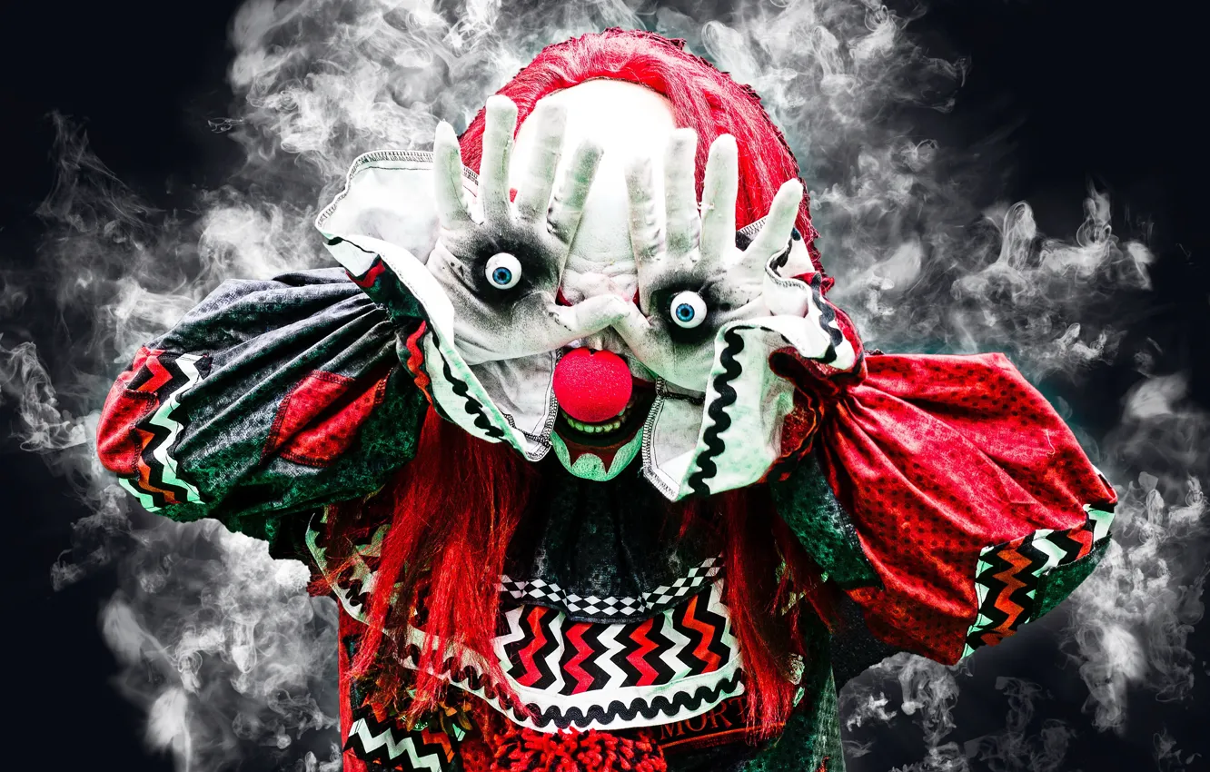 Photo wallpaper clown, mask, Killer Clown