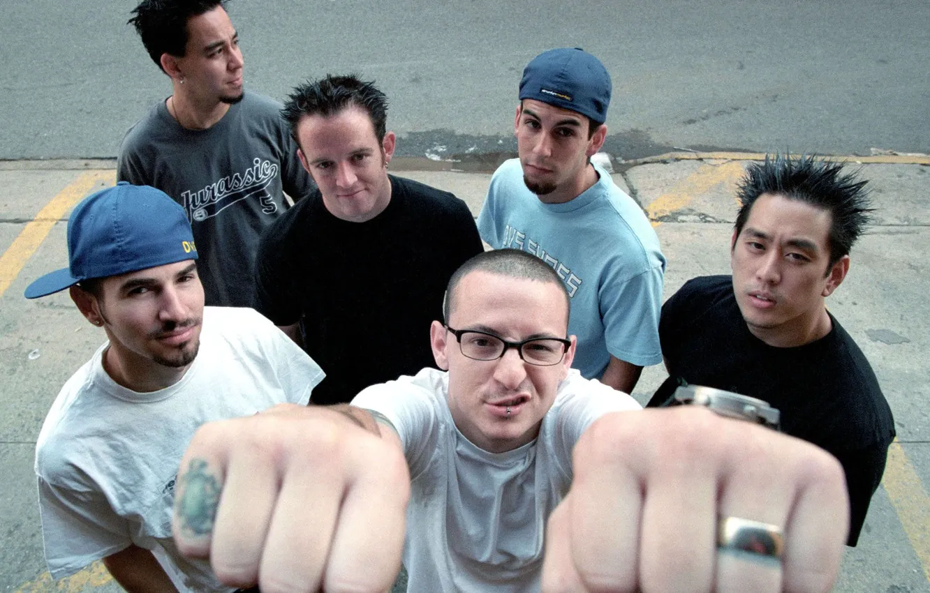 Photo wallpaper linkin park, alternative, Chester Bennington, Mike Shinoda, Linkin Park, alternative, Brand Palpitations, Joe Hahn