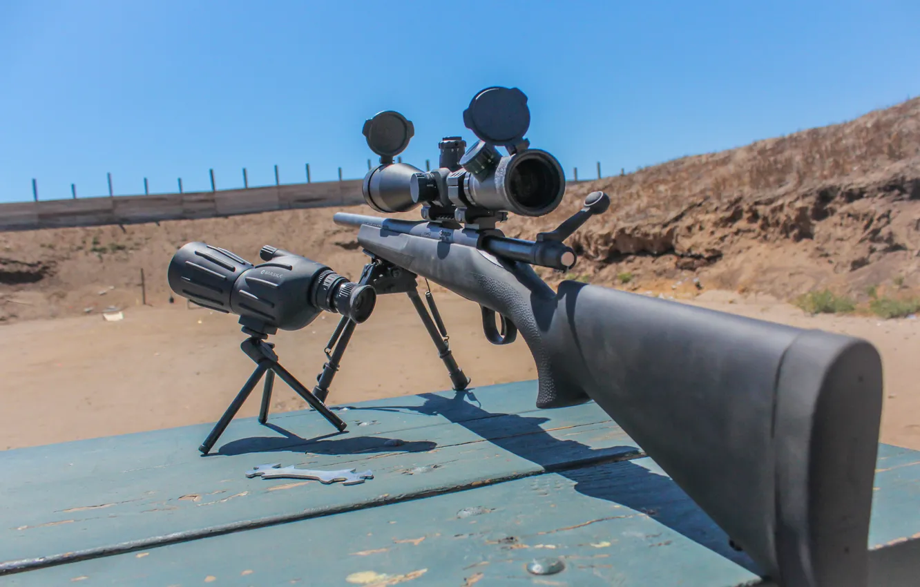 Photo wallpaper weapons, rifle, sniper, Remington 700