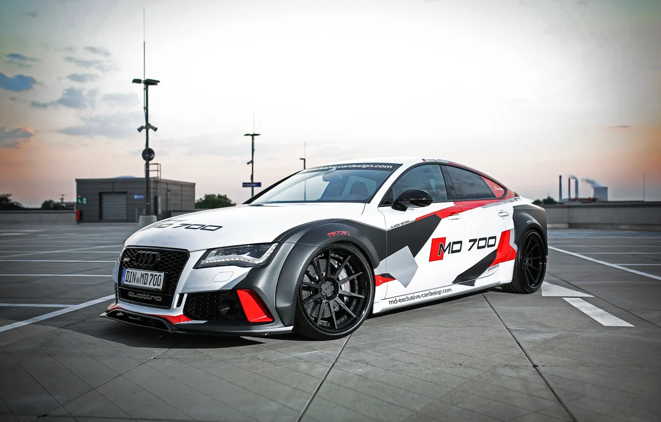 Photo wallpaper Audi, Tuning, RS7, M&D Exclusive Cardesign
