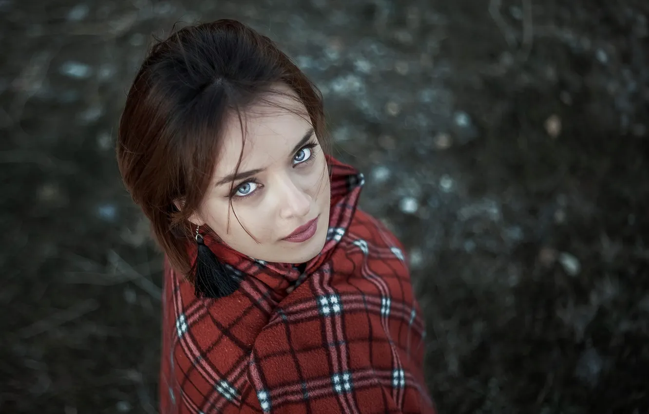 Photo wallpaper look, girl, portrait