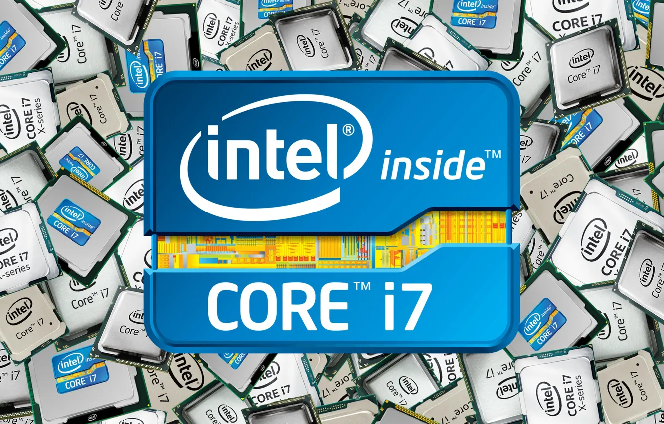Photo wallpaper CPU, processor, CPU, intel core i7