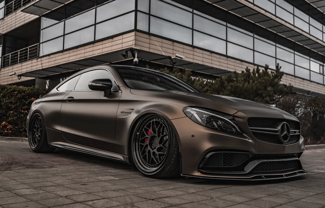 Photo wallpaper Mercedes, Benz, AMG, C63 AMG, C-Class, z-performance