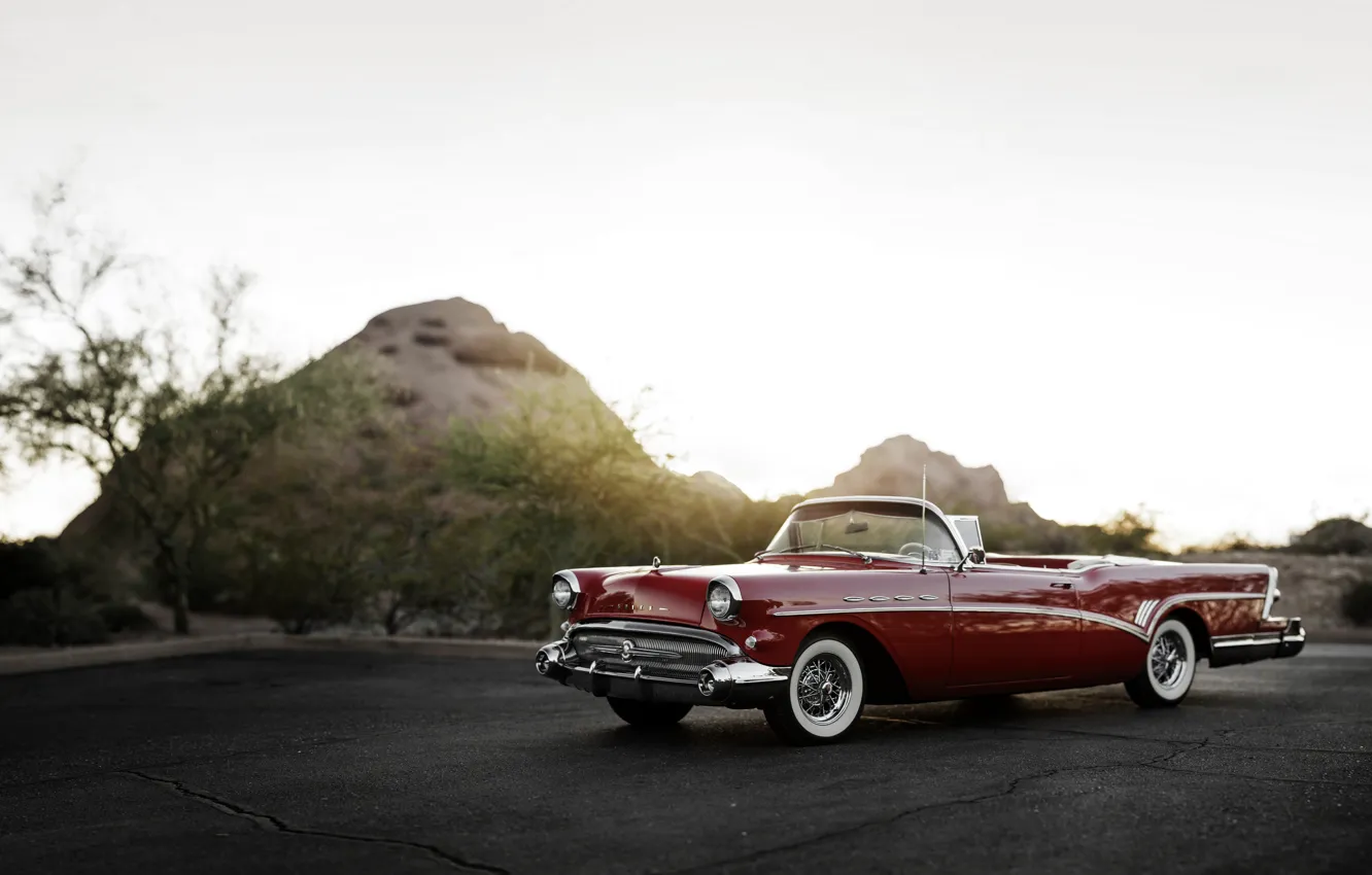 Photo wallpaper convertible, 1957, Convertible, Buick, Buick