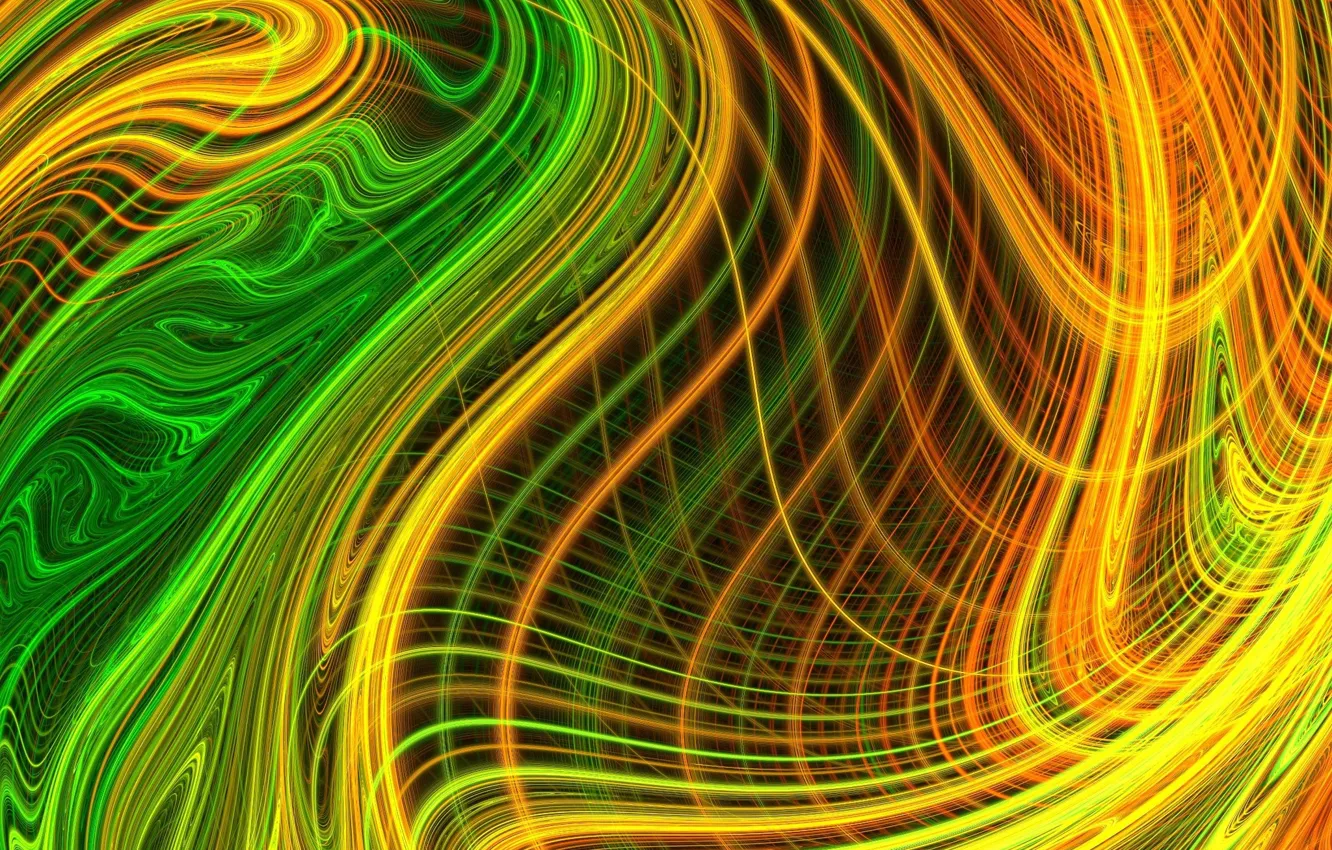 Photo wallpaper abstraction, strokes, bright color