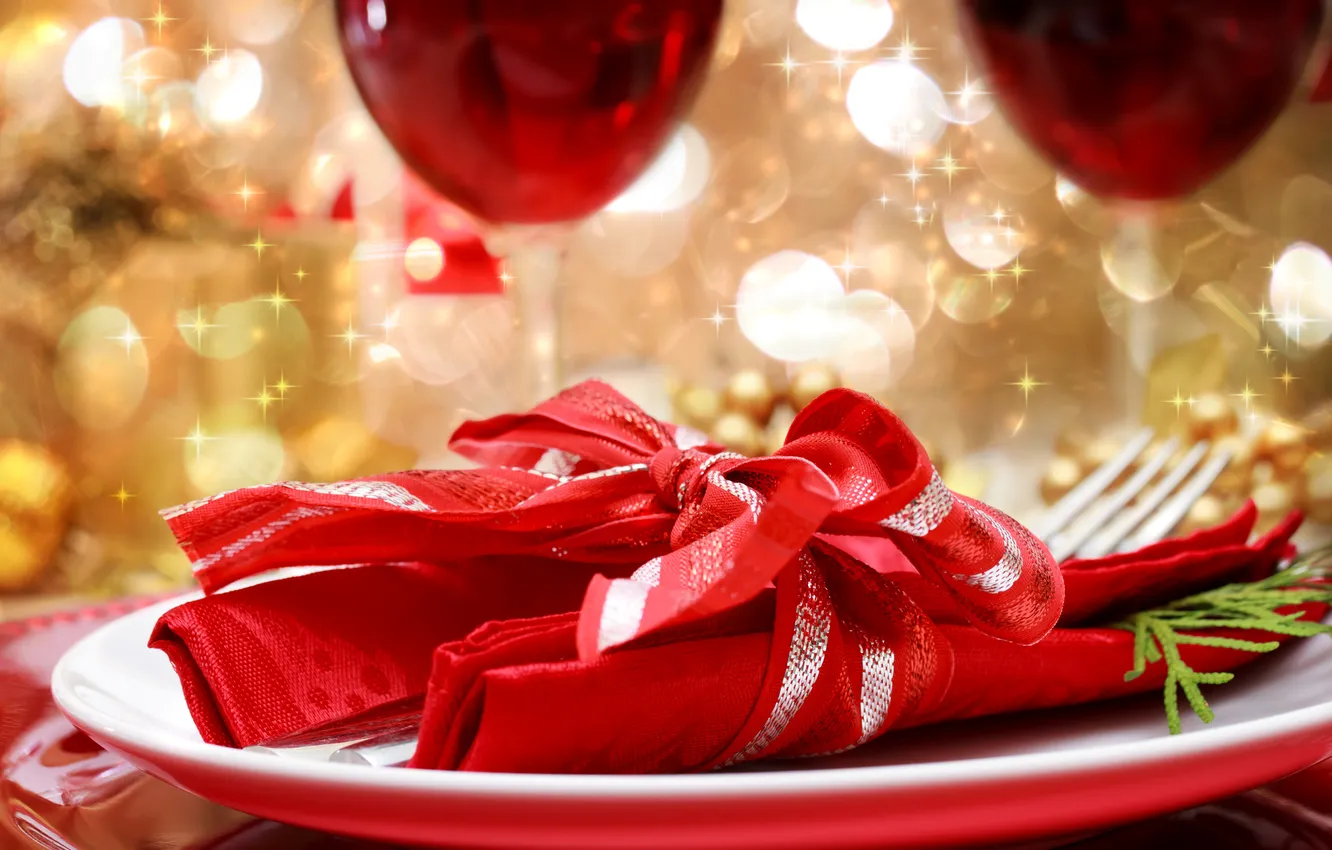 Photo wallpaper balls, decoration, holiday, new year, Christmas, Christmas, New Year