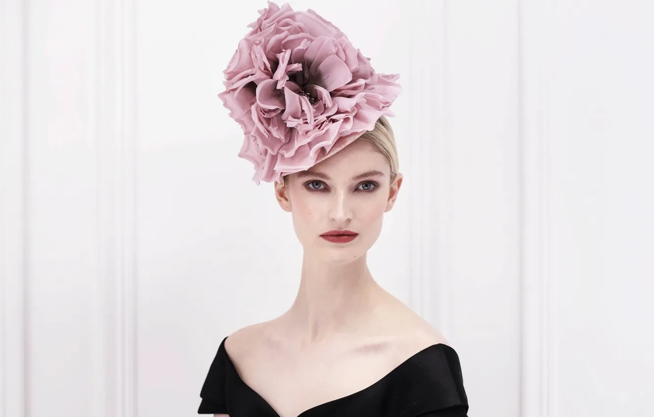 Photo wallpaper style, model, hat, fashion