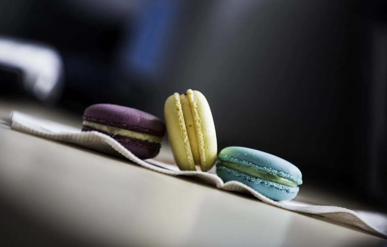 Photo wallpaper macro, color, food, cookies