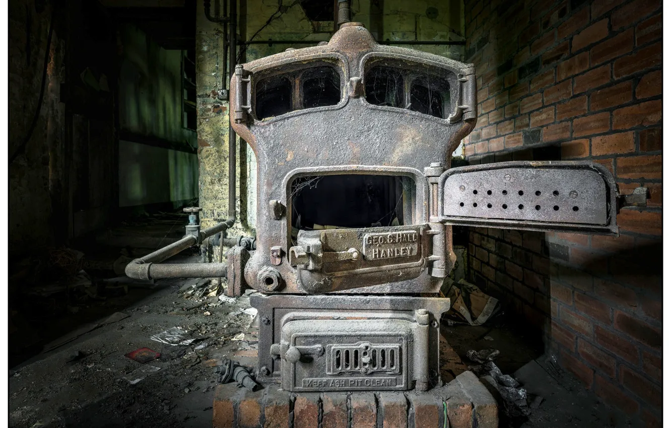 Photo wallpaper background, oven, Boiler room