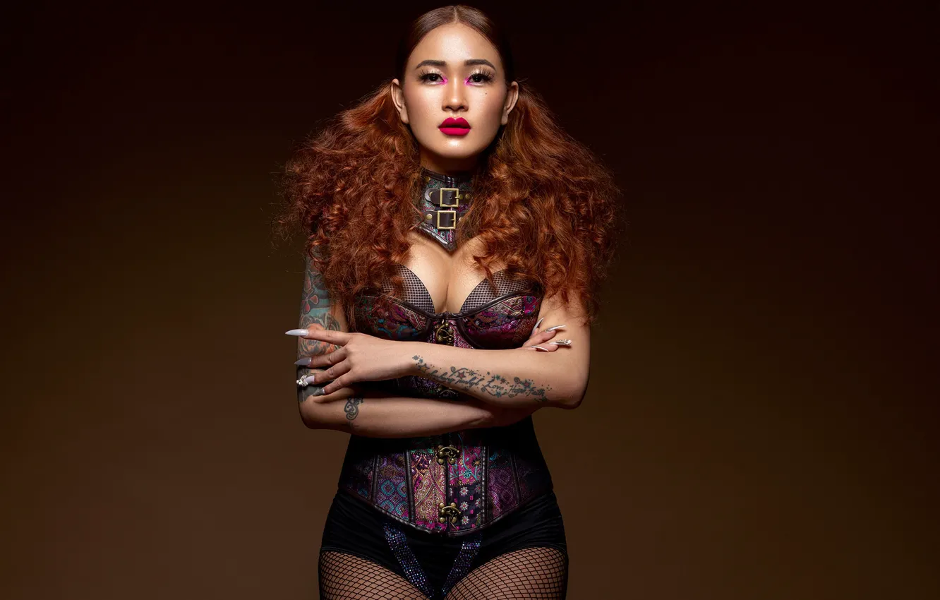 Photo wallpaper girl, hot, sexy, eyes, smile, beautiful, figure, model