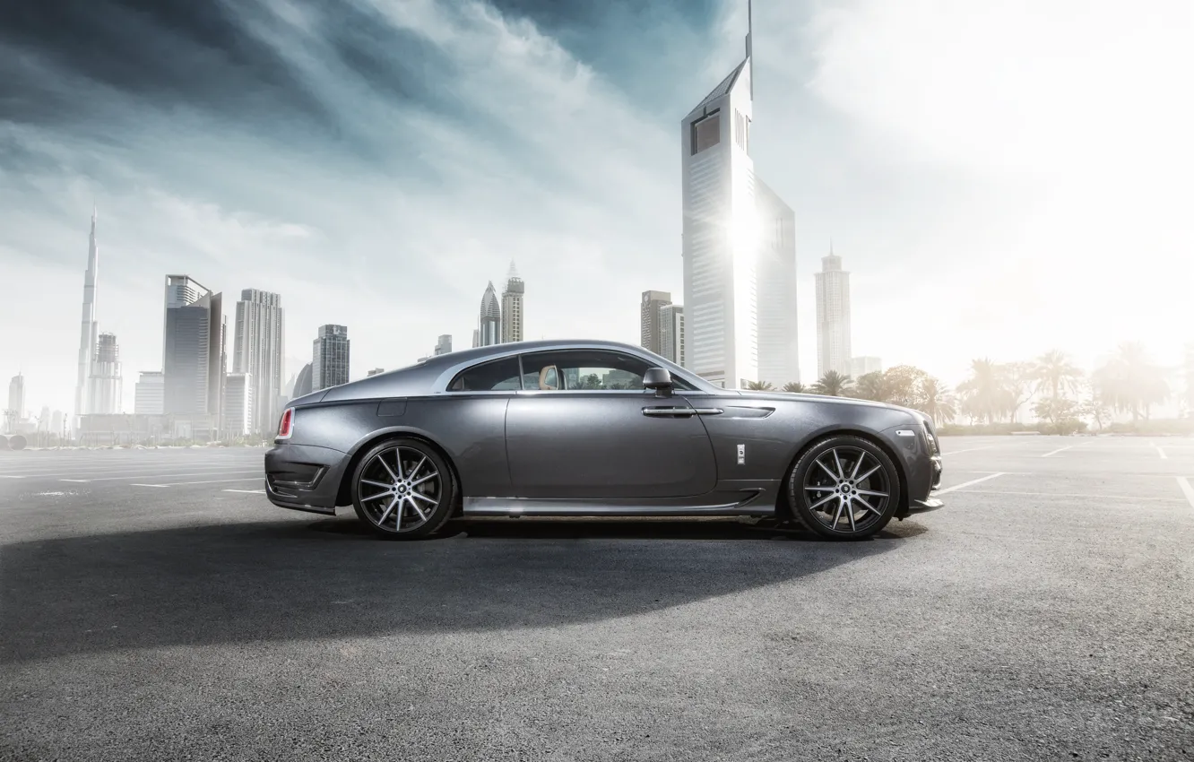 Photo wallpaper Rolls-Royce, 2014, rolls-Royce, Wraith, Ares Design