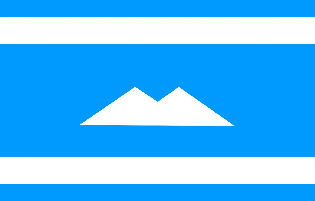 Photo wallpaper Flag, Russia, Texture, Balkaria, Karachay, Kabardino-Balkaria, Mingi Tau, KCR
