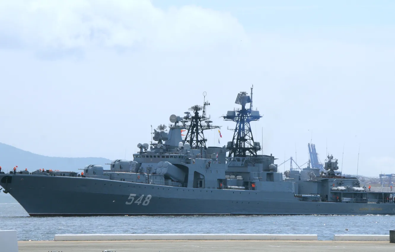Photo wallpaper BOD, Admiral Panteleyev, project 1155
