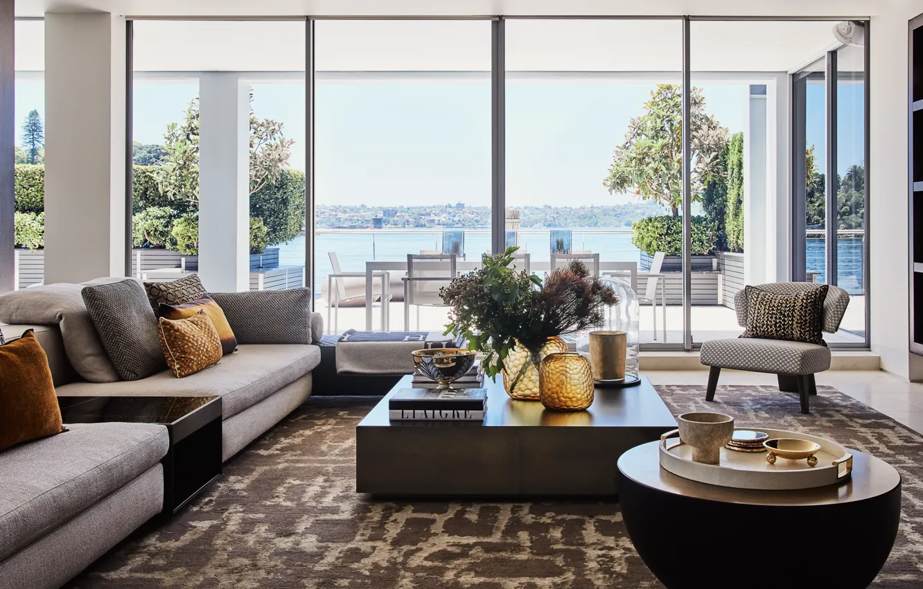 Photo wallpaper room, style, interior, terrace, living room, ©MHP_312, outdoor dining room, design