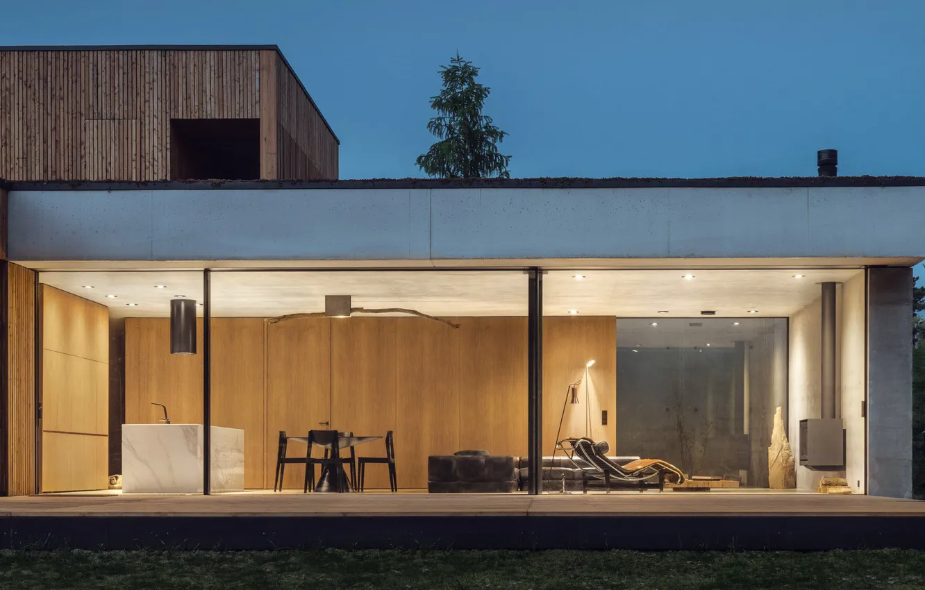 Photo wallpaper Villa, interior, Suite, exterior