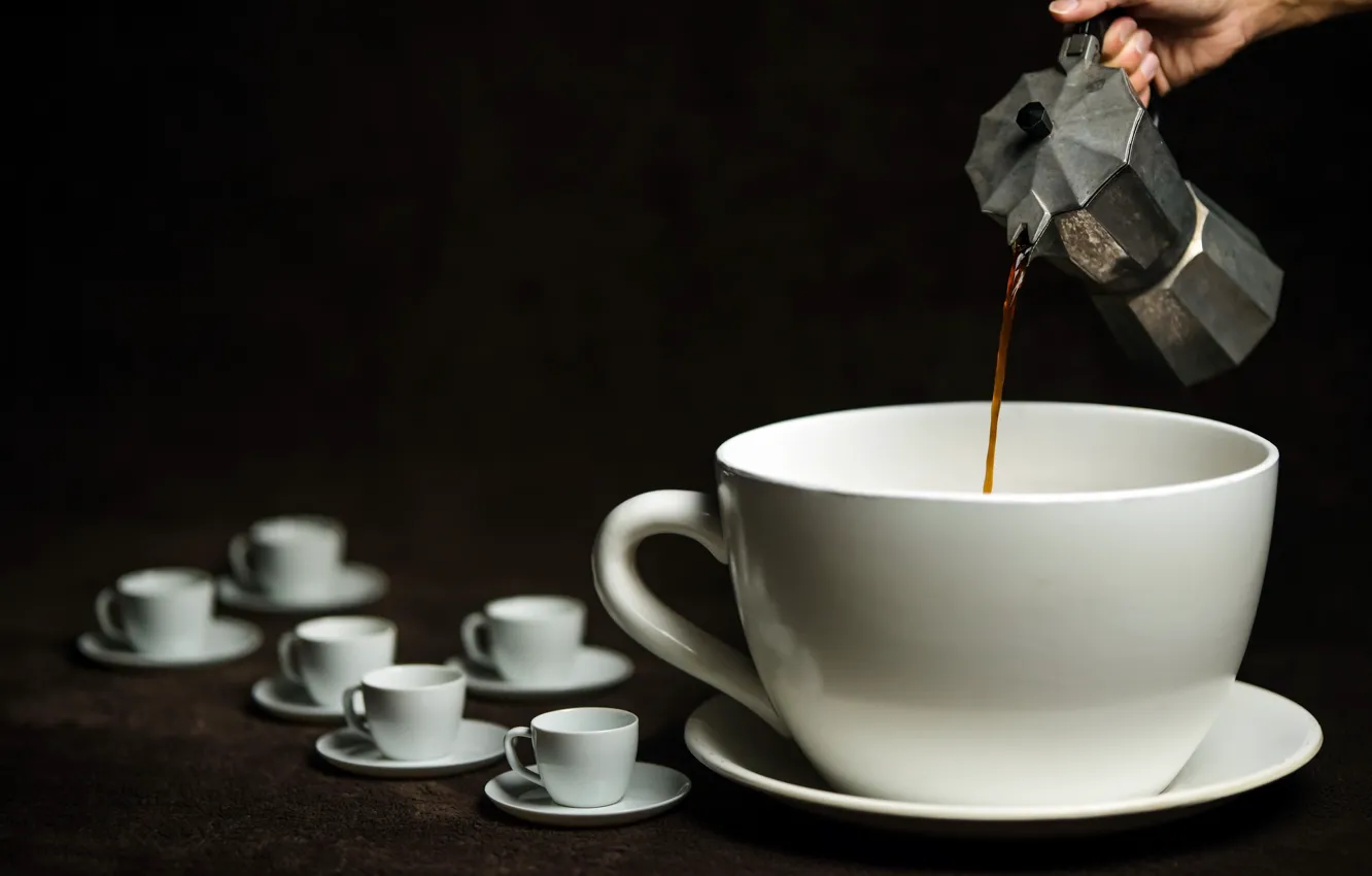 Photo wallpaper background, coffee, Cup