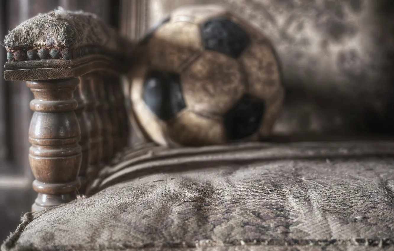 Photo wallpaper macro, the ball, chair