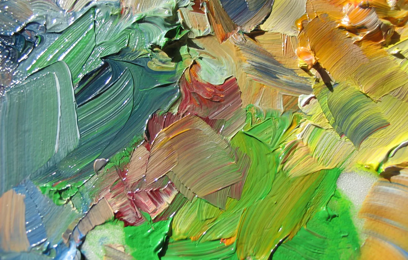 Photo wallpaper abstraction, canvas, paint, strokes