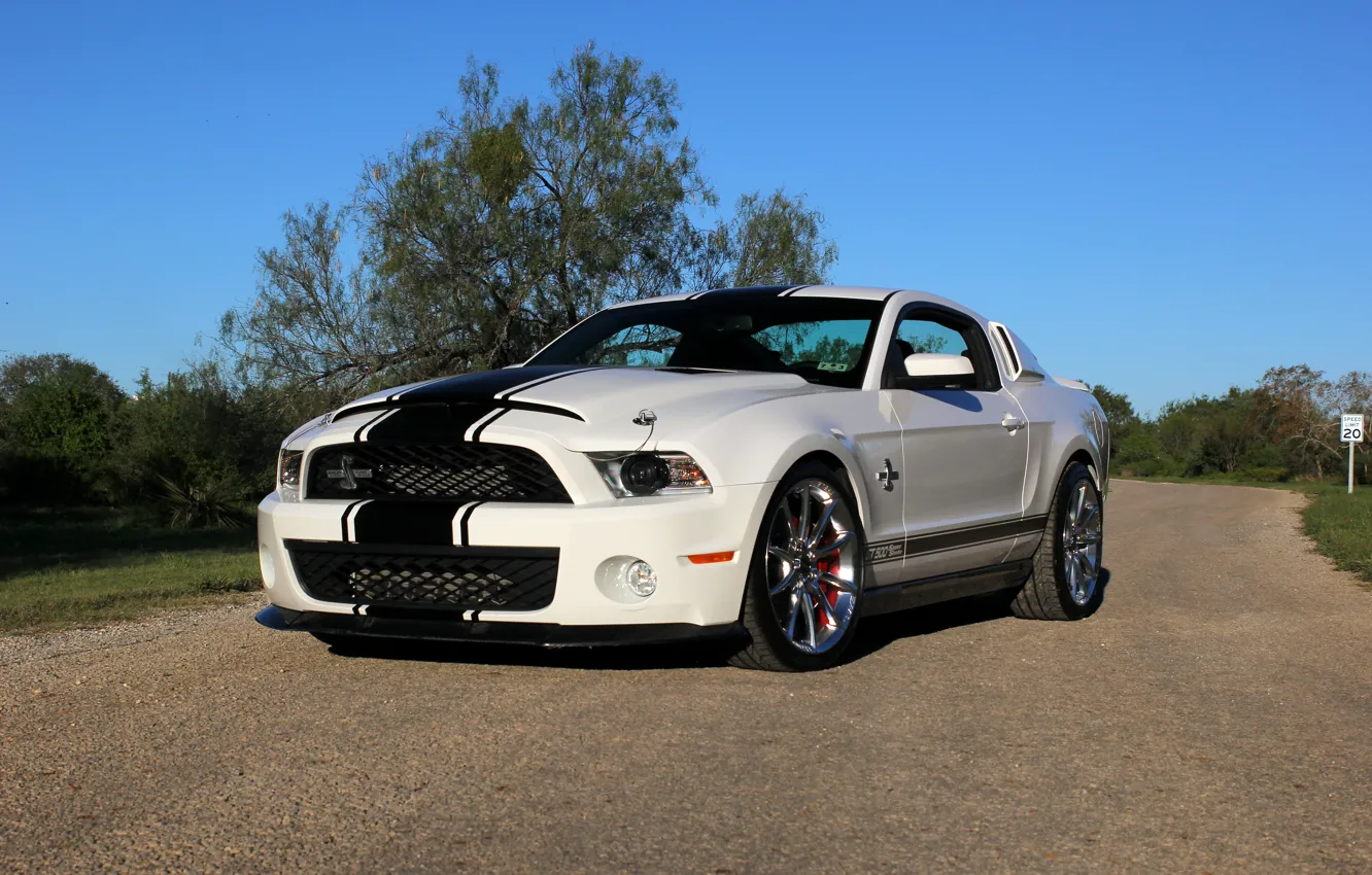 Photo wallpaper Mustang, Ford, Shelby, GT500, Mustang, Ford