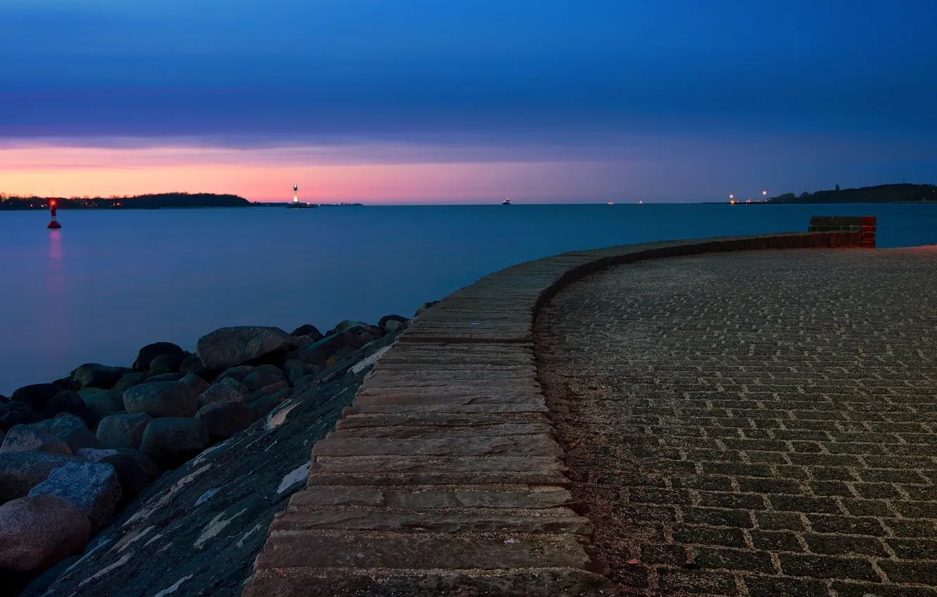 Photo wallpaper Germany, Schleswig-Holstein, Heike village