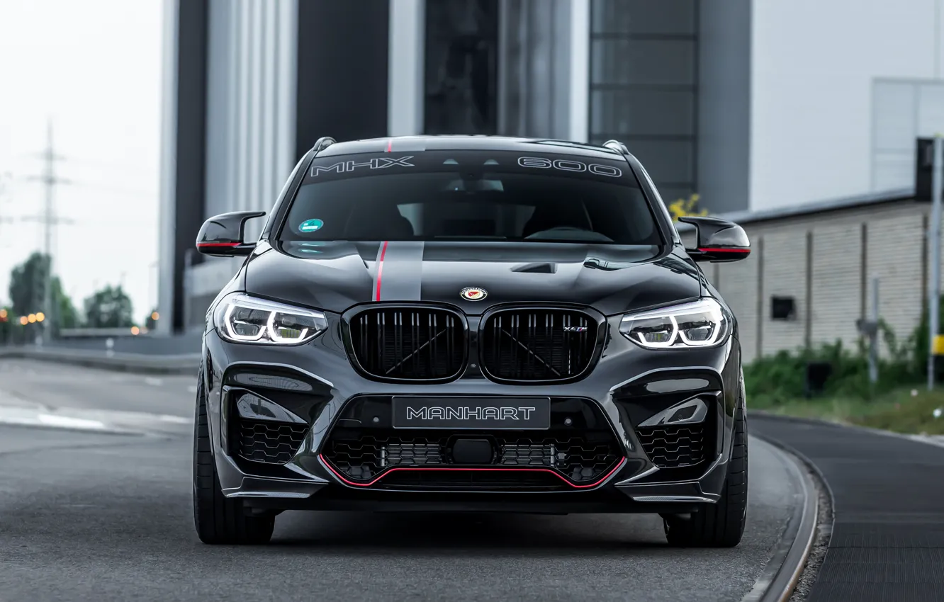 Photo wallpaper BMW, light, black, Front, Manhart, Sight, BMW X4, MHX4