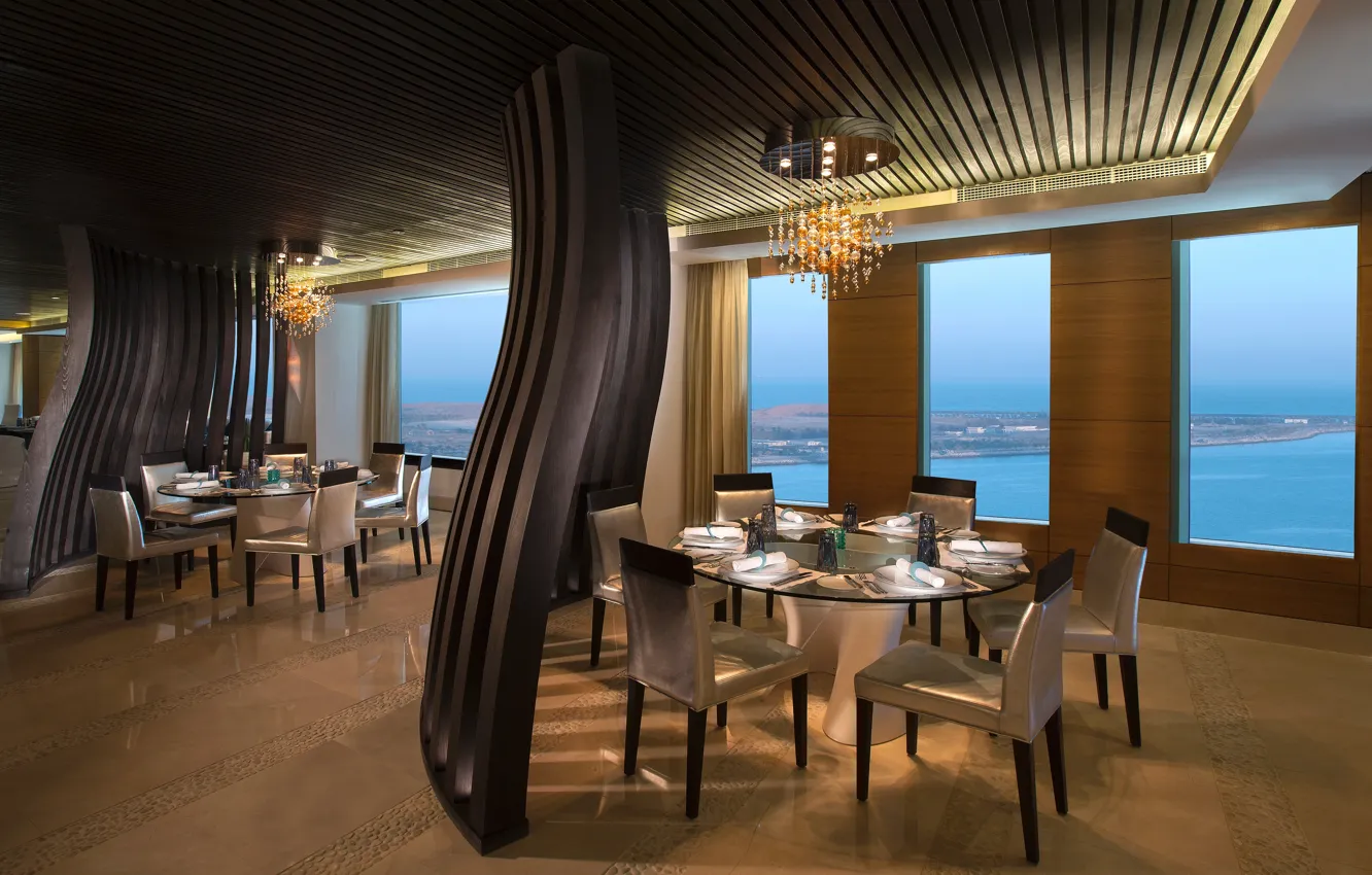 Photo wallpaper design, style, interior, restaurant, Abu Dhabi