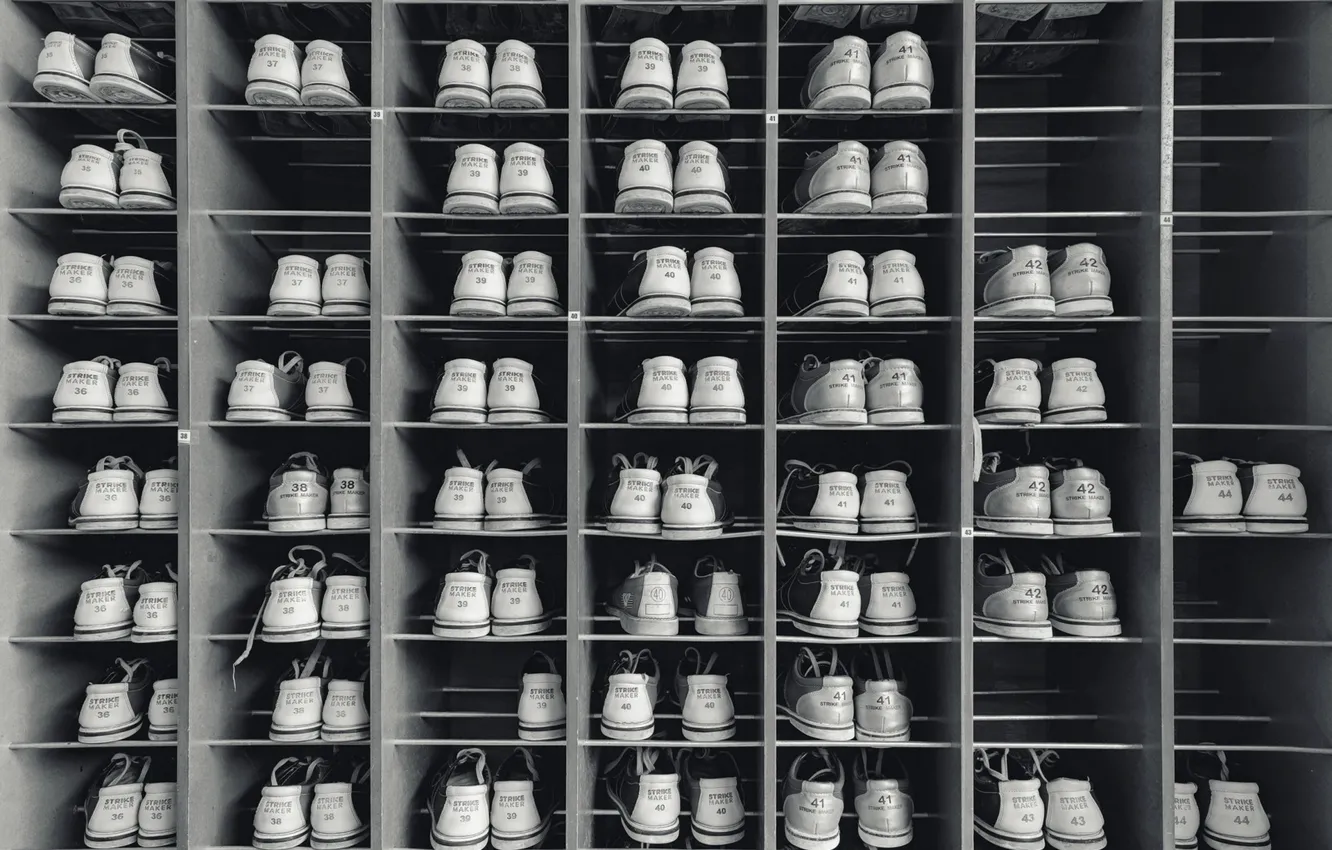 Photo wallpaper sport, shoes, bowling